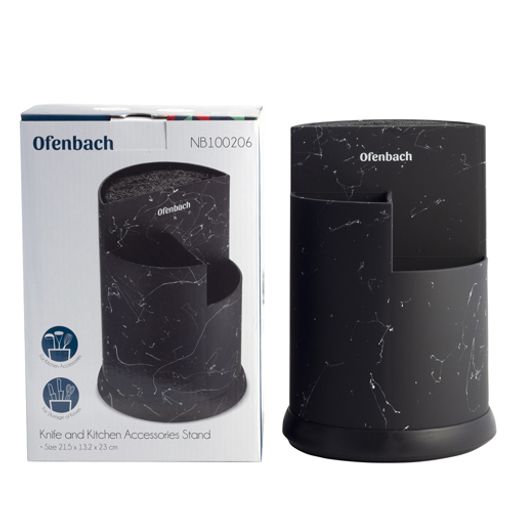 Подставка для ножей и кухон. принадлежностей тройная 16,3*23,8см (100206) /KAMILLE/  фото 2