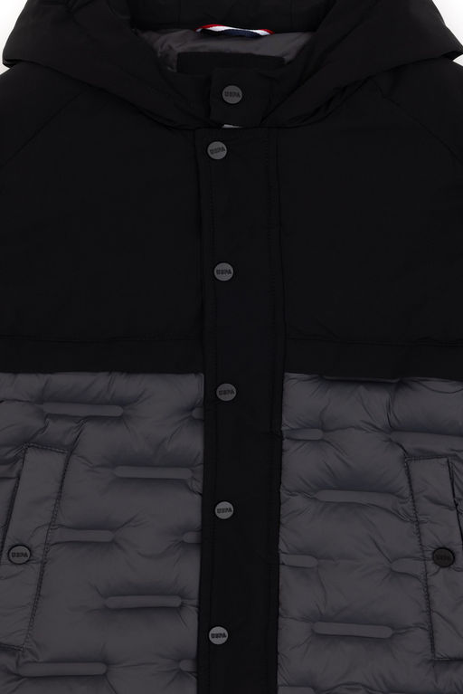 Черное пальто для мальчика - U.s. polo assn фото 3