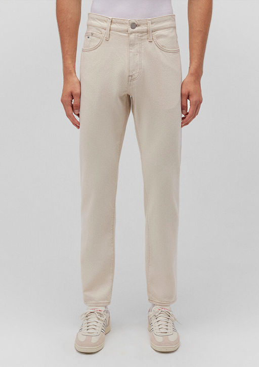 London Akdeniz Ekru Jean Pantolon - Mavi фото 3