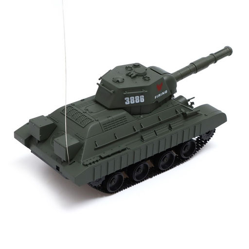 Танк радиоуправляемый Победитель, стреляет BB пулями, работает от аккумулятора, цвет зелёный - Simaland фото 3