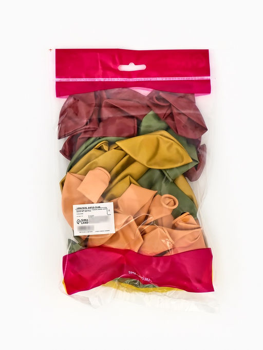 Воздушные шары латексные 12" "Оливковый, бежевый, золотой, кофейный микс" набор 25 штук