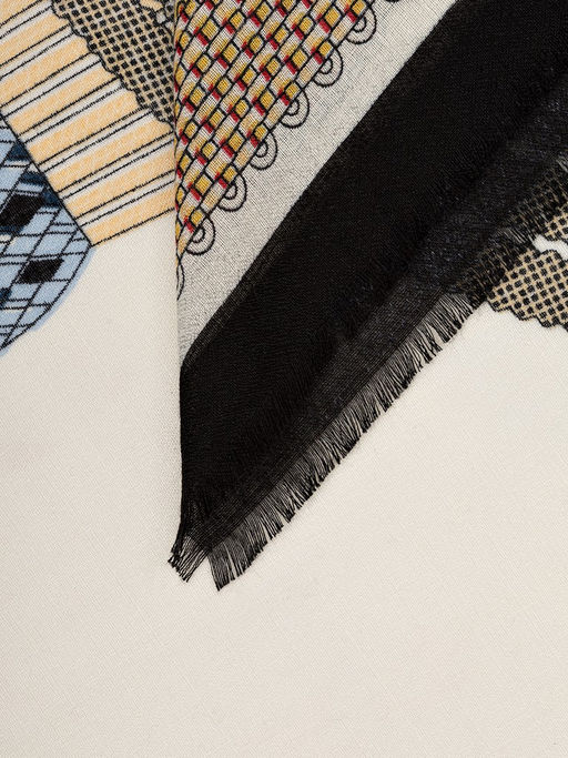 Платок жен. виск+шерсть 130х130 LG33-588-17