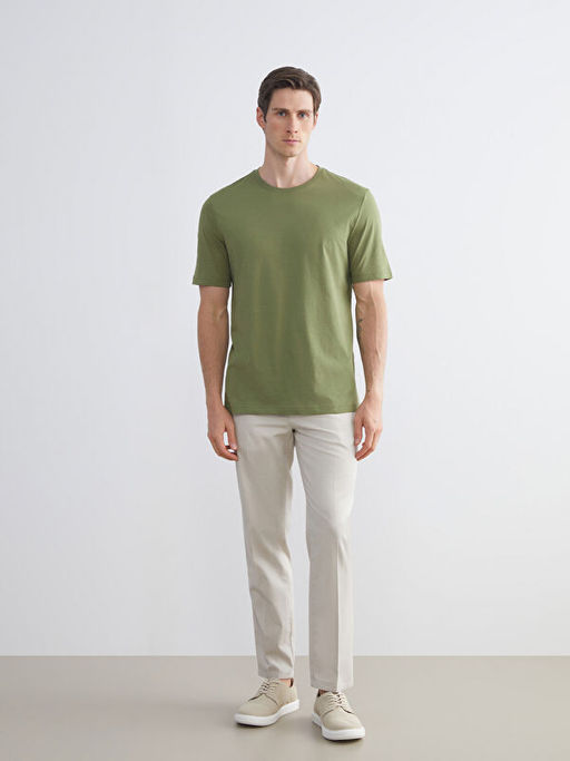 Bisiklet Yaka Penye Erkek Ti??rt