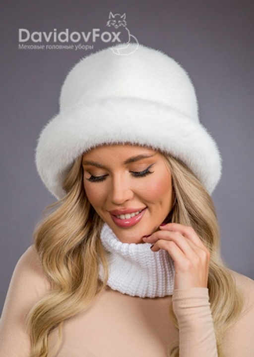 Шапка Шляпка экомех панама белый