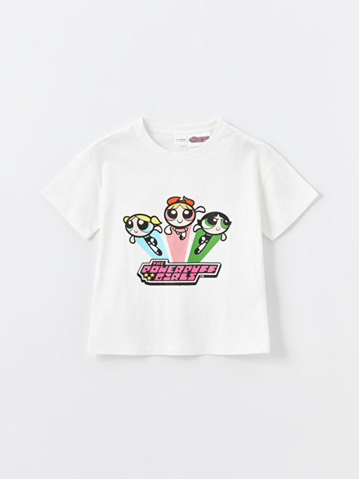 Bisiklet Yaka PowerPuff Girls Bask?l? K?sa Kollu K?z ?ocuk ?ortlu Pijama Tak?m? - Waikiki фото 2