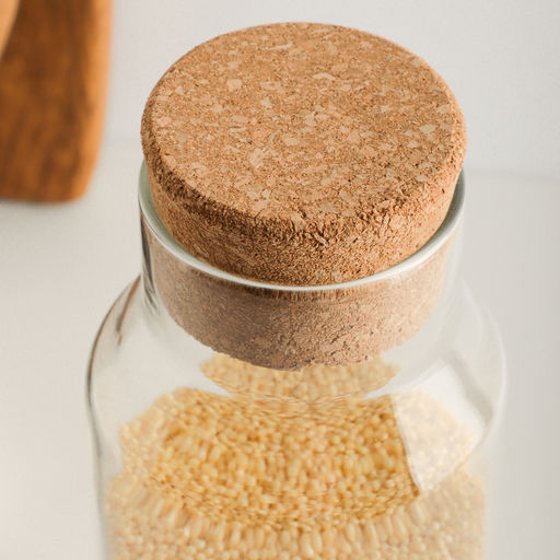 Бутылка 1000мл, 25х9см, стекло, пробка VETTA ЭКО арт. 828-004 - Полимербыт фото 3