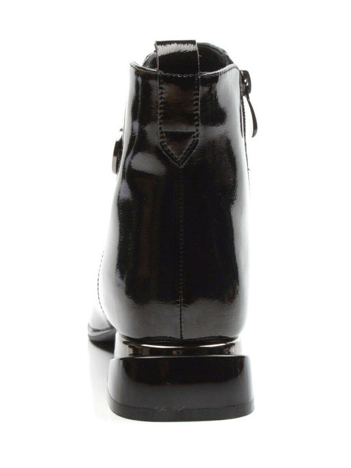 01-PCG265-1 BLACK Ботинки демисезонные женские (натуральная кожа, байка) - Фабричный китай фото 8