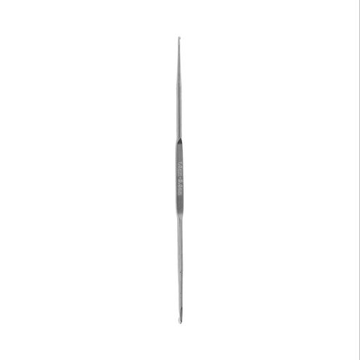 Для вязания Gamma HD крючок двухстор. сталь d 1.0 - 2.0 мм 13 см в чехле  фото 4