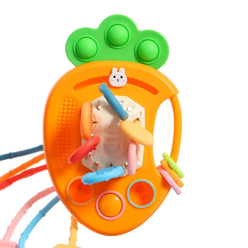 Уценка Развивающая игрушка Морковка-тянучка