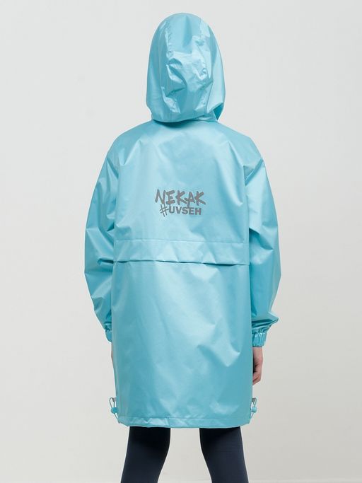 PELICAN, плащ для девочек, Бирюза  фото 10