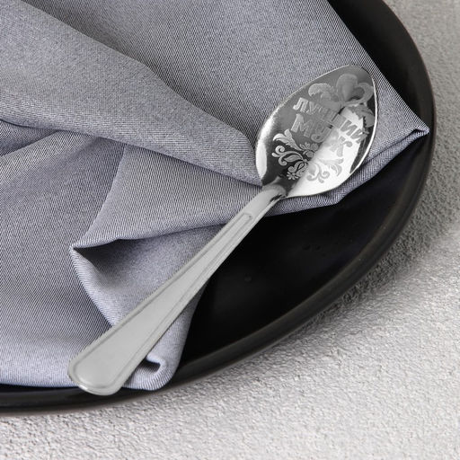 Цена за 2 шт. Ложка чайная с гравировкой Лучший муж, на подарочной открытке, 3?14 см