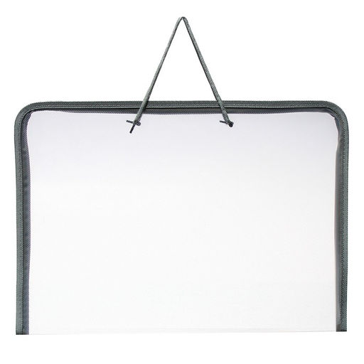 Папка для чертежей и рисунков А3, 460 х 320 х 25 мм, с ручками, пластиковая, молния вокруг, Офис - Calligrata фото 2