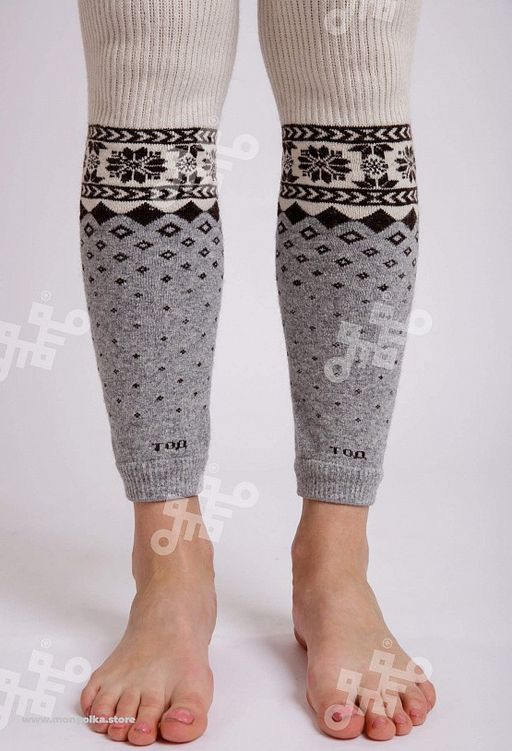 Гетры из монгольской шерсти (арт. 01263)