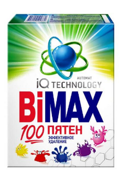 БИМАКС-АВТОМАТ стир.порошок 400гр 100 пятен (К-1010-1/982-1/920-1)