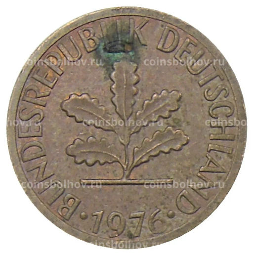 1 пфенниг 1976 года J Германия