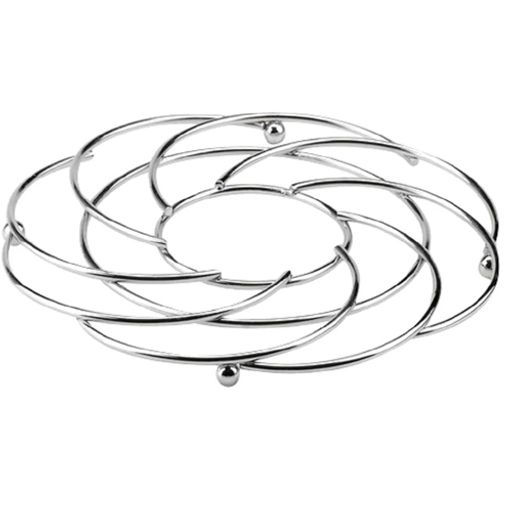 Подставка под горячее CARNALE, диам. 21 см (хром.металл) арт.103821 - Mallony фото 2