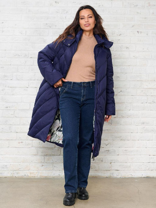 Пальто женское 2241122004 blue - Maxroses фото 2