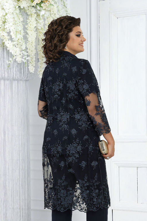 Платье Ninele 7431-Р темно-синий - Mira fashion фото 2161