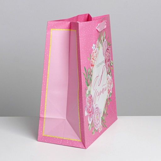 Пакет ламинированный Розовые мечты, ML 23 27 11,5 см - Дарите счастье фото 2