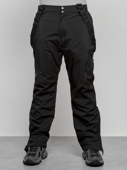 Полукомбинезон утепленный мужской зимний горнолыжный черного цвета 7431Ch - Colannia фото 32