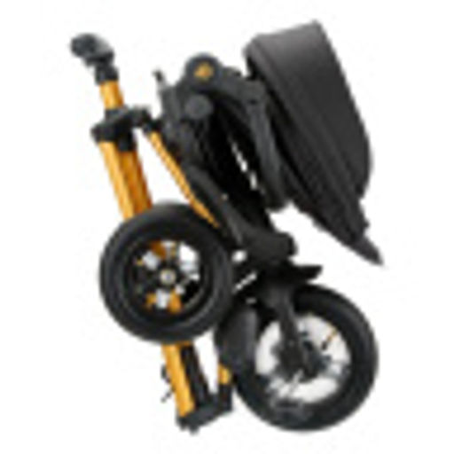 Велосипед 3-х колесный с ручкой управления Qplay