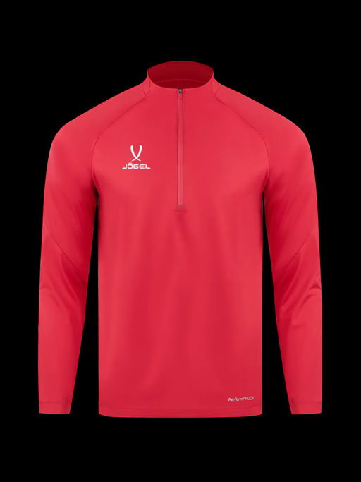 Джемпер ветрозащитный JOGEL PREMIER PerFormPROOF 1/4 Zip Wind Top, красный  фото 9