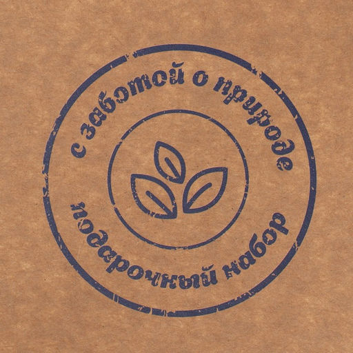 Коробка подарочная складная крафтовая, упаковка, «C заботой», 21×15×5 см