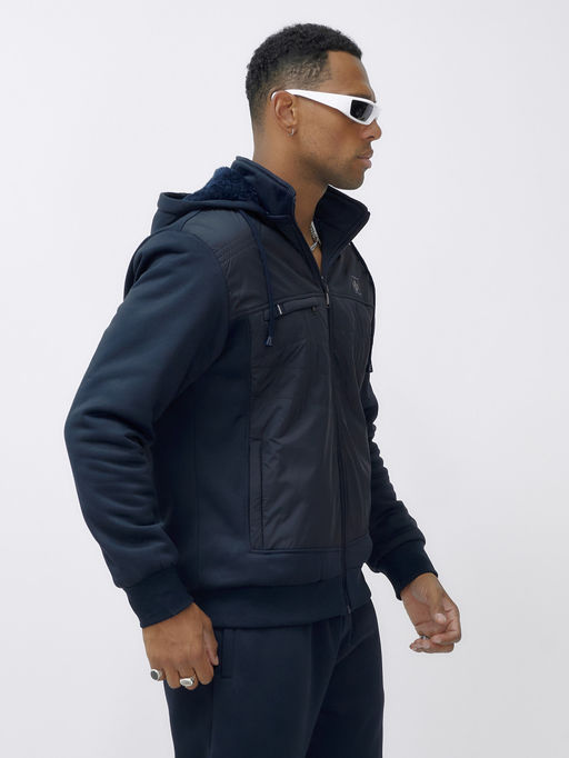 зимний с начесом ! Спортивный костюм темно-синего цвета - Mtforce фото 10