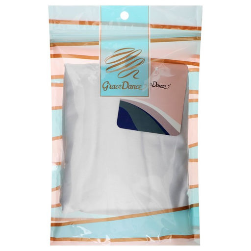 Купальник гимнастический Grace Dance, с коротким рукавом, р. 38, цвет белый  фото 8