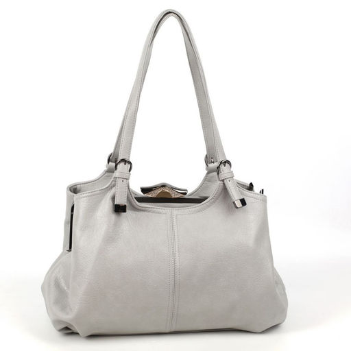 Женская сумка из эко кожи с ручками и фермуаром 0119-4 - Kenguluna фото 2