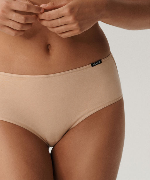 ATLANTIC 3BLP-579 Трусы классика Basic - набор (3 шт.) бежевый фото 3