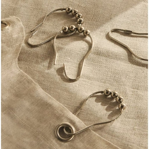 Крючки для штор Доляна, 12 шт., цвет хромированный