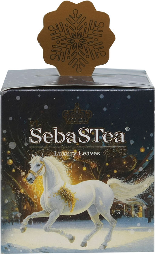 SebaSTea. Новый год. Ассорти-мини. Белая лошадь карт.упаковка, 15 пак.