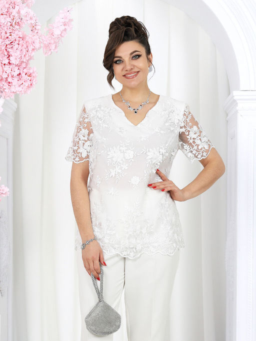 Костюм Ninele 6066 молочный  фото 7