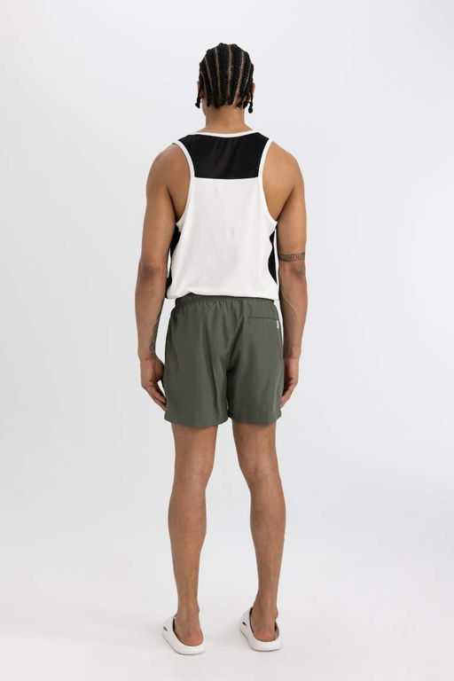 Короткие шорты для плавания на сетчатой подкладке - Defacto фото 6