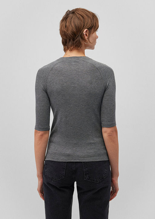 Gri Tisort - Mavi фото 4