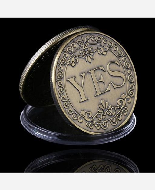 Монета сувенирная Yes/No 9046494 - Yiwu youda import & export co фото 4