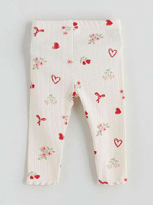 K?z Bebek Desenli Tayt