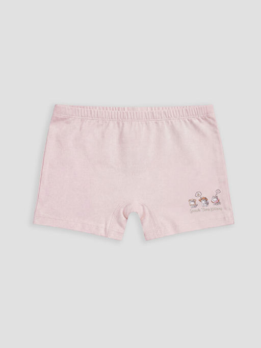Bask?l? K?z ?ocuk Boxer 3l?