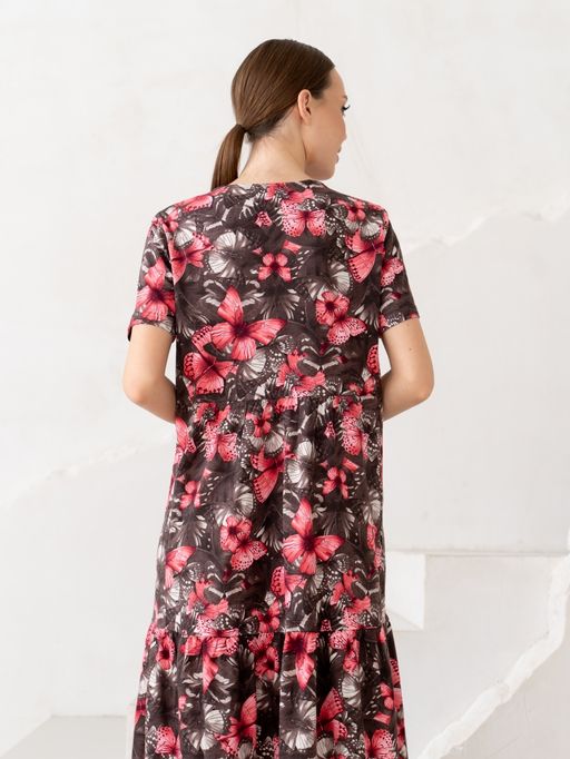 Платье жен.арт.416/1-2,коричнево-розовое - Binita фото 10