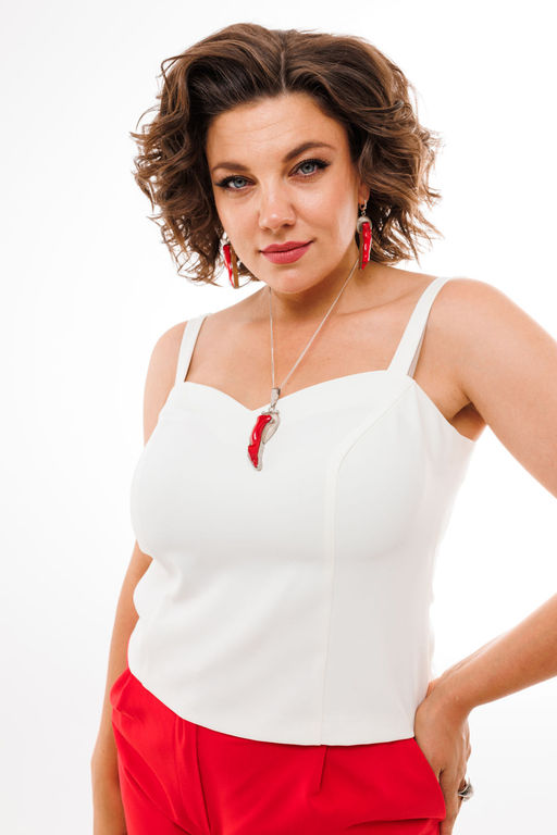 Топ ANELLI 1399 молочный