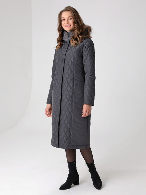 24415 Пальто графитовый