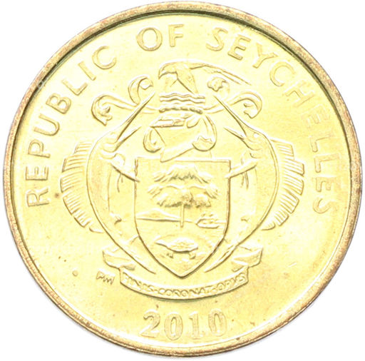 Монета 5 центов 2010 года Сейшелы