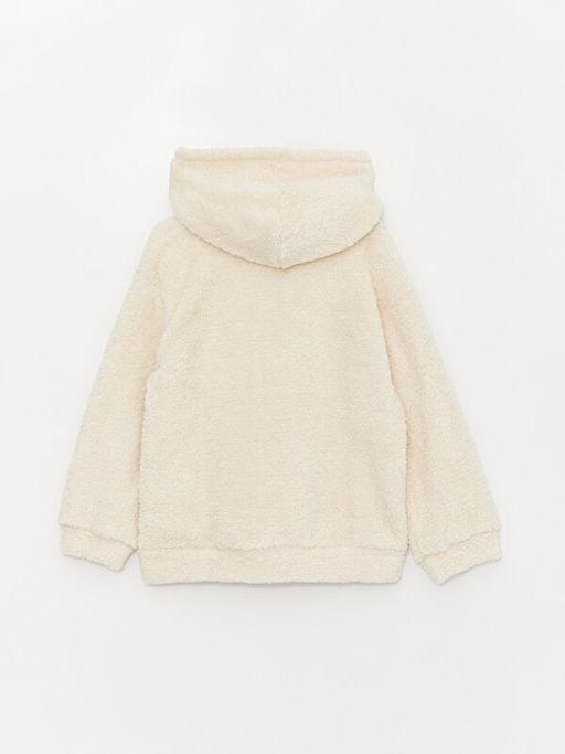 Nak??l? Uzun Kollu Pel?? K?z ?ocuk Hoodie - Waikiki фото 3