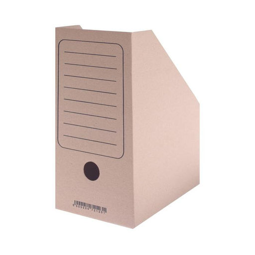 Цена за 10 шт. Накопитель-лоток А4, архивный, Calligrata, микрогофрокартон, 150 мм, до 1400 л, бурый