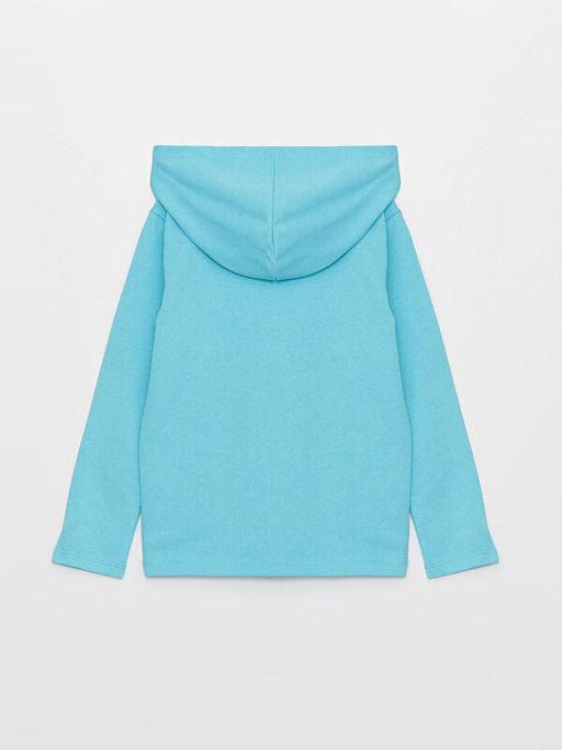 Kap??onlu Basic Uzun Kollu K?z ?ocuk Fermuarl? Sweatshirt - Waikiki фото 2