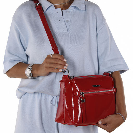 Сумка 0835CQ red Polina&Eiterou