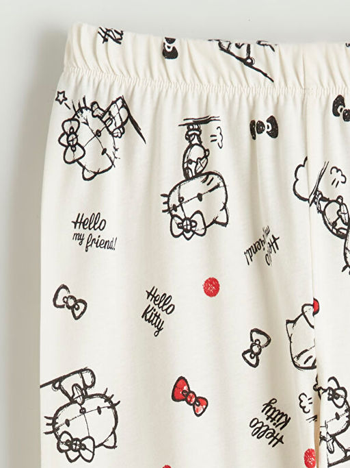 Hello Kitty Bask?l? K?z ?ocuk Pijama Alt?
