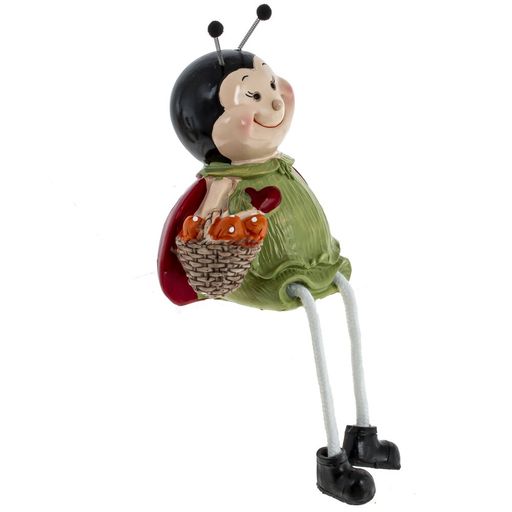 Набор из 2-х фигурок декоративных "Божья коровка", L10 W7 H14 см