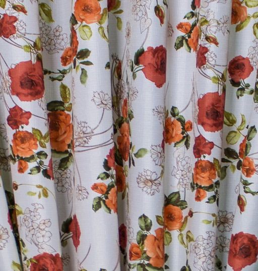 Скатерть арт. 1035/5/100, ТЕРРАКОТОВЫЕ РОЗЫ, тефлоновая скатерть, размеры 100 см х 150 см,